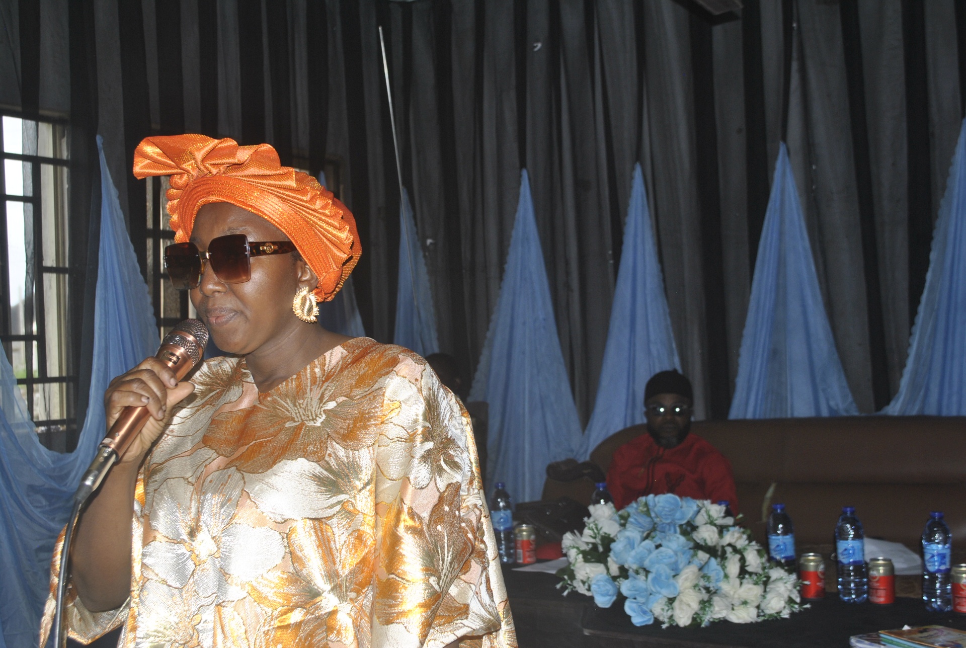 Mrs Amina Mohammed at a school event